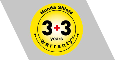 Planet Honda - Shine BS6 3plus3_yearswarranty_package